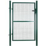 Portillon en fer galvanisé portail de clôture porte de jardin robuste et durable avec serrure poignée ... Portillon en fer galvanisé portail de clôture porte de jardin robuste et durable avec serrure poignée ...