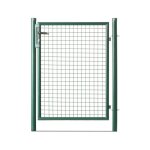 Easycloture - portillon grillagé en acier galvanisé maille 50 x 50 passage l 1m x h1m20 vert Easycloture - portillon grillagé en acier galvanisé maille 50 x 50 passage l 1m x h1m20 vert