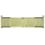 Vidaxl - portillons de jardin 2 pcs bois de pin impr�gn� 300x75 cm