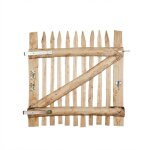 Portillon de jardin en ch�taignier naturel ? h : 100 cm cm
