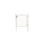 Cloture&jardin - portillon jardin grillagé blanc jardimalin - 1, 5 mètre Cloture&jardin - portillon jardin grillagé blanc jardimalin - 1, 5 mètre