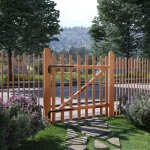 Portillon?portail de jardin?portail de cl�ture de cl�ture bois de noisetier impr�gn� 100x100 cm cnene230949 ...