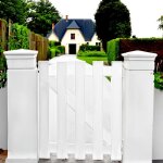 Gefradis - portillon battant manuel pvc blanc soulac l 100 x h 115 - verrou intérieur droite Gefradis - portillon battant manuel pvc blanc soulac l 100 x h 115 - verrou intérieur droite