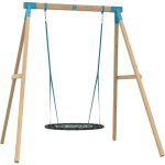 Tp toys - portique amarante balançoire nid - kit d'ancrage - bois carré fsc® h243 cm Tp toys - portique amarante balançoire nid - kit d'ancrage - bois carré fsc® h243 cm