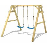 Portique balan�oire aire de jeux sky dancer prime avec extension d'escalade portique bois pour enfants ...