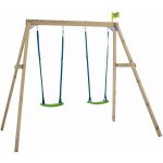 Tp toys - portique forest 2 balan�oires - kit d'ancrage - bois fsc� h200 cm