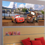 Poster gant cars paris disney intisse 202x90 cm