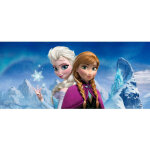 Poster géant soeurs la reine des neiges disney frozen intisse 202x90 cm Poster géant soeurs la reine des neiges disney frozen intisse 202x90 cm