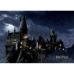 Ag art - poster intiss - harry potter poudlard dans la nuit - 155 x 110 cm