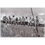 Poster new york lunch on a skyscraper