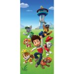 Poster de porte intiss� - pat'patrouille ryder part � l'aventure avec ses amis - 90 cm x 202 cm
