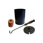 Pot allume - feu h14 cm (15, 6 avec couvercle) 11 cm