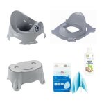 Pot bb + rducteur de wc + marchepied antidrapant + matelas a langer jetables + mousse dsinfectante ...