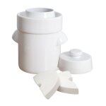 Pot � choucroute avec pierres lacto - fermentation 20l blanc