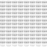 Vidaxl - pots  confiture avec couvercles argents 96 pcs verre 110 ml