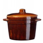 Pot � d�caper pour saindoux en gr�s 1, 5 l - kadax