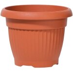 Pot � fleurs 0, 5l en terre cuite 110x110x85 mm - terrecuite
