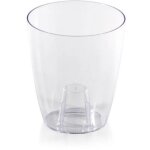 Pot de fleurs 2, 4l coubi orchid 160x160x183 mm ? transparent - transparent
