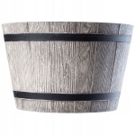 Pot de fleur pot de fleur 40 cm couvercle avec insert support de fleur en plastique - kadax