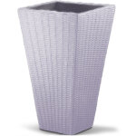 Pot de fleurs 70x40x40 cm 59 l bac  fleurs aspect polyrotin jardin terrasse intrieur extrieur jardinire ...