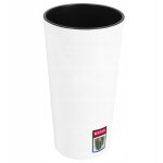 Kadax - pot de fleurs cache - fleurs cologique blanc 30cm