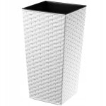 Pot de fleur haut, grande jardiniere en plastique pour une d�coration interieure et exterieure, bac � ...