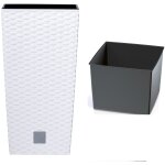 Pot de fleurs haut rato drts325 avec insert blanc