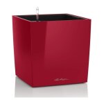 Pot de fleur lechuza cube premium 40 - kit complet, rouge scarlet brillant Pot de fleur lechuza cube premium 40 - kit complet, rouge scarlet brillant