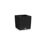 Pot de fleur lechuza cube cottage 50 - kit complet, blanc - plastique - 14 l - 49 x 49 x 49, 5 cm