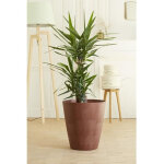 Pot de fleur material 30 corten - h32. 8cm - d30. 4cm - 15l