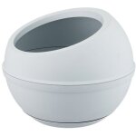 Pot de fleurs en plastique 'sfera' - blanc - 23 l - livraison gratuite