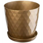 Kadax - pot de fleurs en plastique avec soucoupe intégrée, pot de plante pour une décoration florale ... Kadax - pot de fleurs en plastique avec soucoupe intégrée, pot de plante pour une décoration florale ...