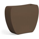 Monacis - pot de fleurs en r�sine 100x31 cm h 40 mod. heart bronze