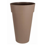 Eda - pot de fleur rond toscane � 48 x h. 80 cm - taupe