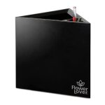 Flower lover - triangle pot auto irrigant - 33x33x33cm - noir Flower lover - triangle pot auto irrigant - 33x33x33cm - noir