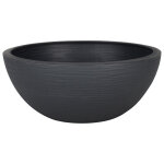 Eda - pot de fleurs vasque en plastique graphit up anthracite - � 30 cm