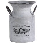 Pot � lait m�tal avec poign�es