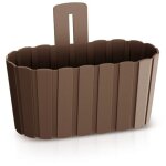 Pot mural 3, 3l boardee 27x15x20 cm - blanc - blanc - prosperplast