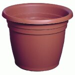 Ics - pot rond pour fleurs et plantes 45 x h 34 cm en polypropyle'ne 30 lt sans soucoupe jardin exte'rieur ...