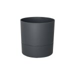 Eda - pot rond polypropyl�ne aquaduo diam. 24. 3 cm gris anthracite