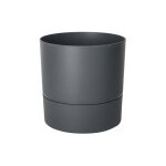 Eda - pot rond polypropyl�ne aquaduo diam. 28. 5 cm gris anthracite