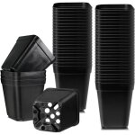 Pots pour semis, 5. 5cm 100 pieces pots de ppinire, plastique rutilisables carr pot semis / godets ...