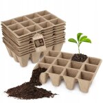 Pots de semis de tourbe semis biod�gradables semis 10x12pcs - kadax