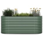 Blumfeldt potager surélevé high grow garden en acier galvanisé décoratif et durable - 200 x 80 x 100 ... Blumfeldt potager surélevé high grow garden en acier galvanisé décoratif et durable - 200 x 80 x 100 ...
