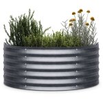 Potager surélevé high grow half circle garden, en acier galvanisé, 105 x 60 x 43 cm - potager de jardin ... Potager surélevé high grow half circle garden, en acier galvanisé, 105 x 60 x 43 cm - potager de jardin ...