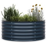 Potager sureleve high grow half circle garden, acier galvanise, resistant aux intemperies et facile à ... Potager sureleve high grow half circle garden, acier galvanise, resistant aux intemperies et facile à ...