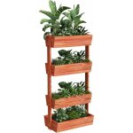 Unho - potager vertical jardin: jardini�res ext�rieur potager sur pied en bois bac potager - 65x140cm ...