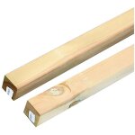 Poteau en bois 9x9x100cm fsc100% 3066 faura