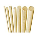 Poteau bois hetre 1 mètre rond cannelés 6 mm (par 100) Poteau bois hetre 1 mètre rond cannelés 6 mm (par 100)