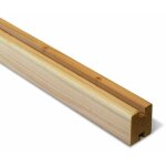 Yousteel - poteau bois rainur 2100 mm pour lame de clture farel